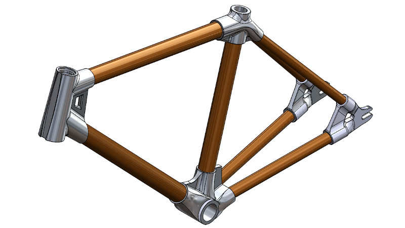 Bamboo bike online frame