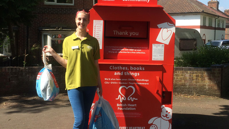 British heart foundation store clothes donations