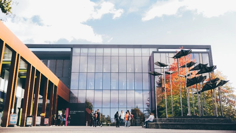 Front of John Henry Brookes Building