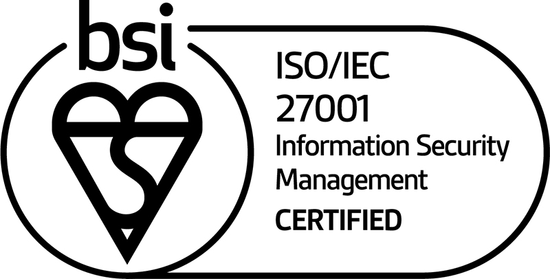 ISO 27001 certified