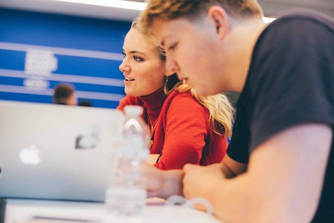 Students in lecture hall